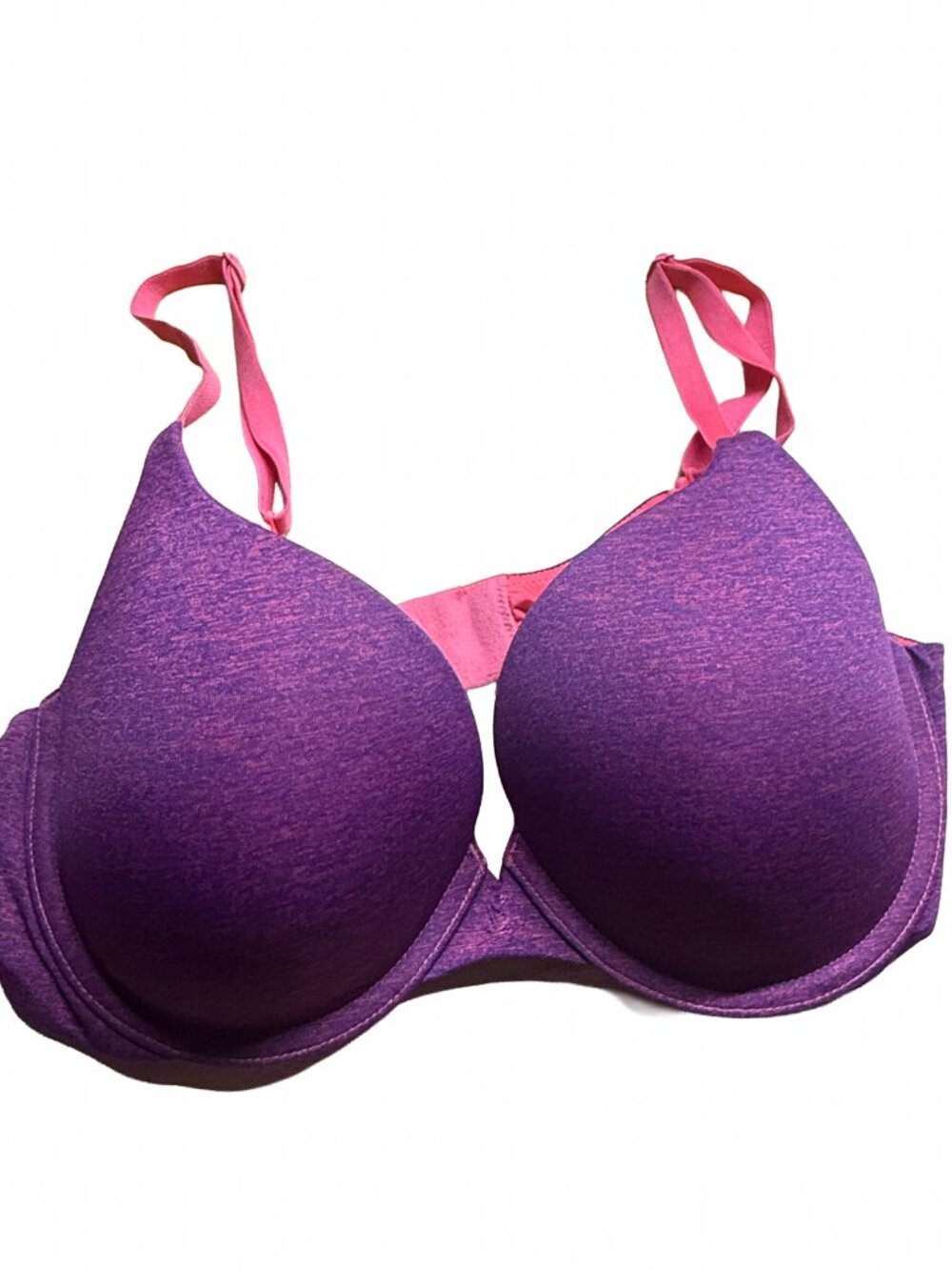 Victoria’s Secret Body By Victoria Perfect Coverage Bra Heather Purple Pink 36C